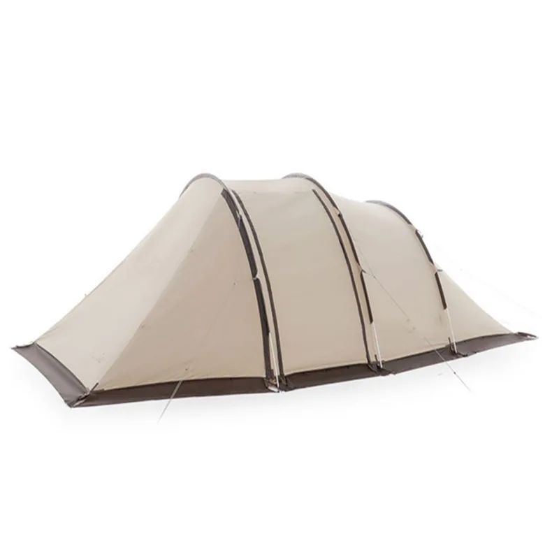 Rain and wind sunscreen portable big pop up 3-4 people outdoor tent tunnel one room one room waterproof camping