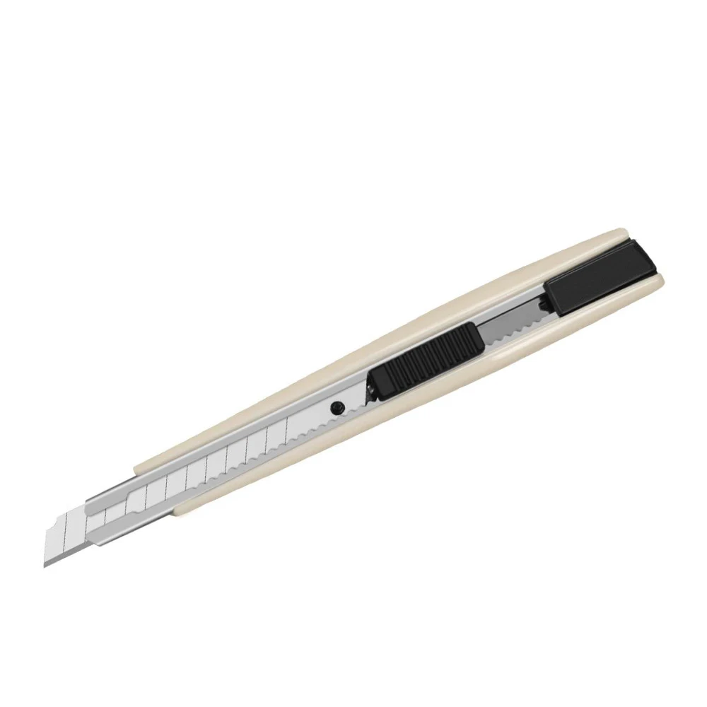 DeDING Hot Sale Mini Pocket Paper Cutting Knife High Quality Automatic retractable Utility Knife