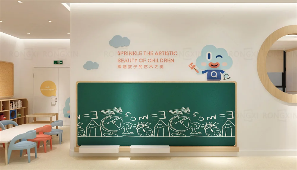 Customized Baby Nursery Furniture Creche Indoor Playground Used Daycare Equipment Kids Wooden Furniture Set for Daycare