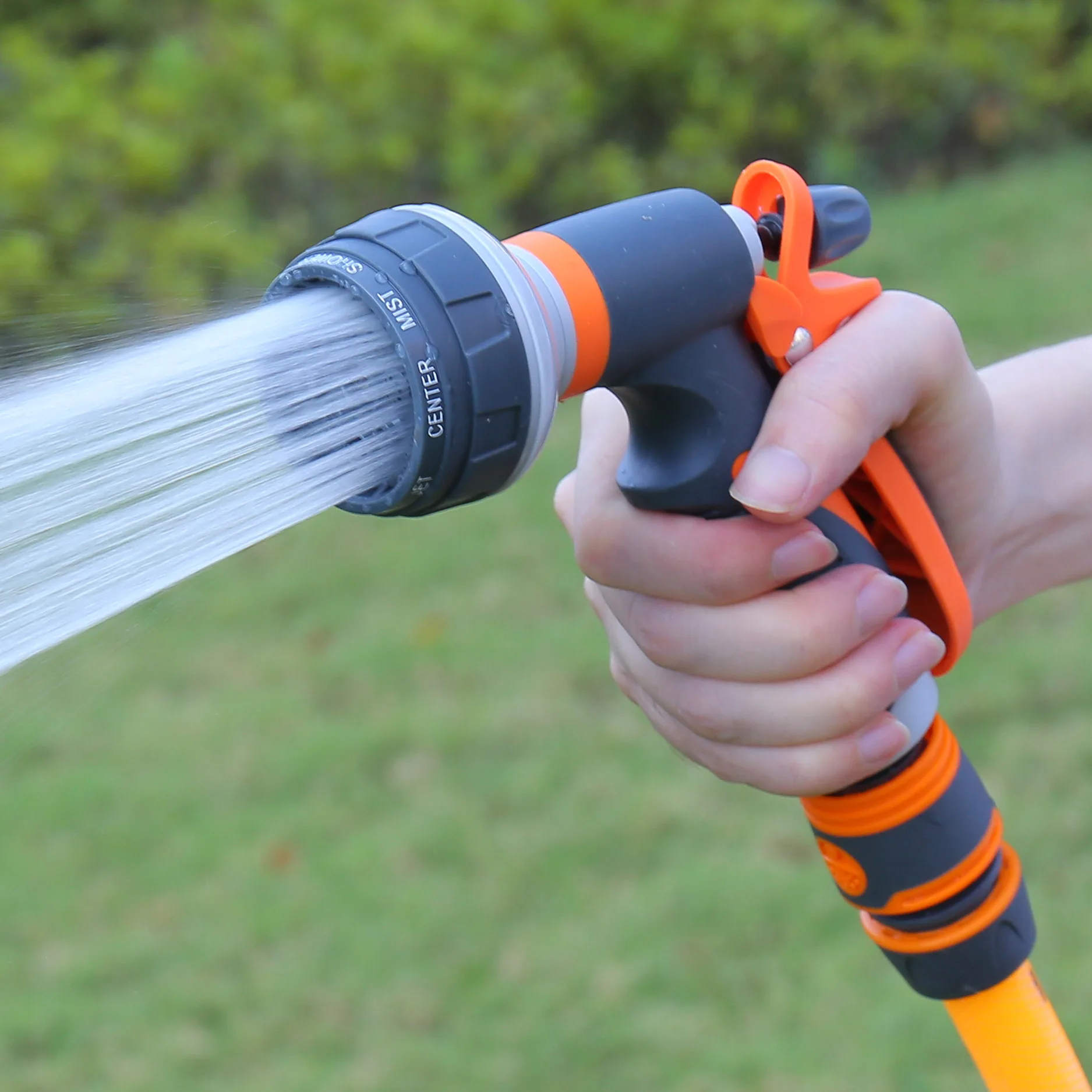 2024 New Selling 8 Modes Adjustable Garden Irrigation Watering Sprinkler  Garden Water Gun