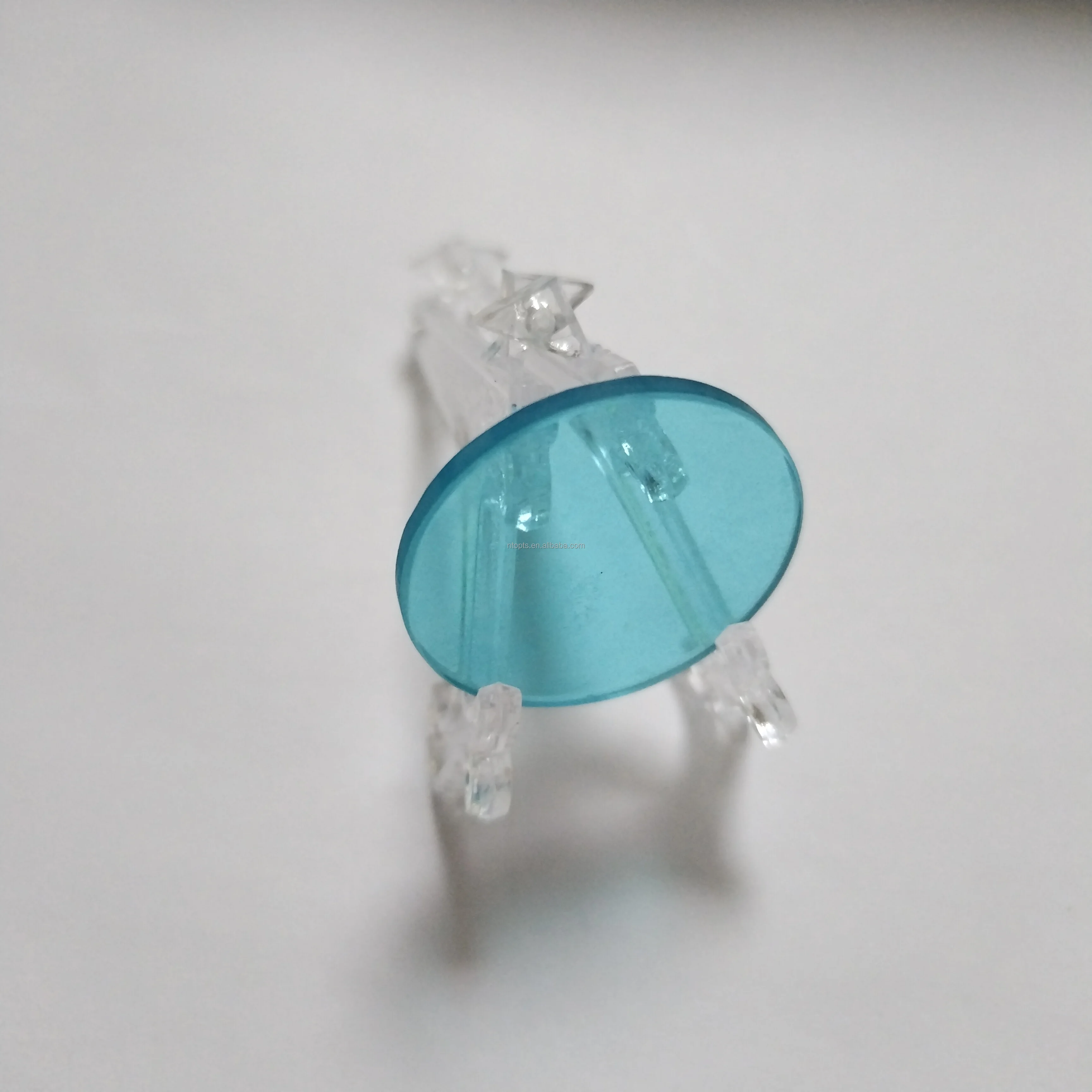 China Factory Oem Optical Blue Colored Glass Filters QB21 Discs BG38