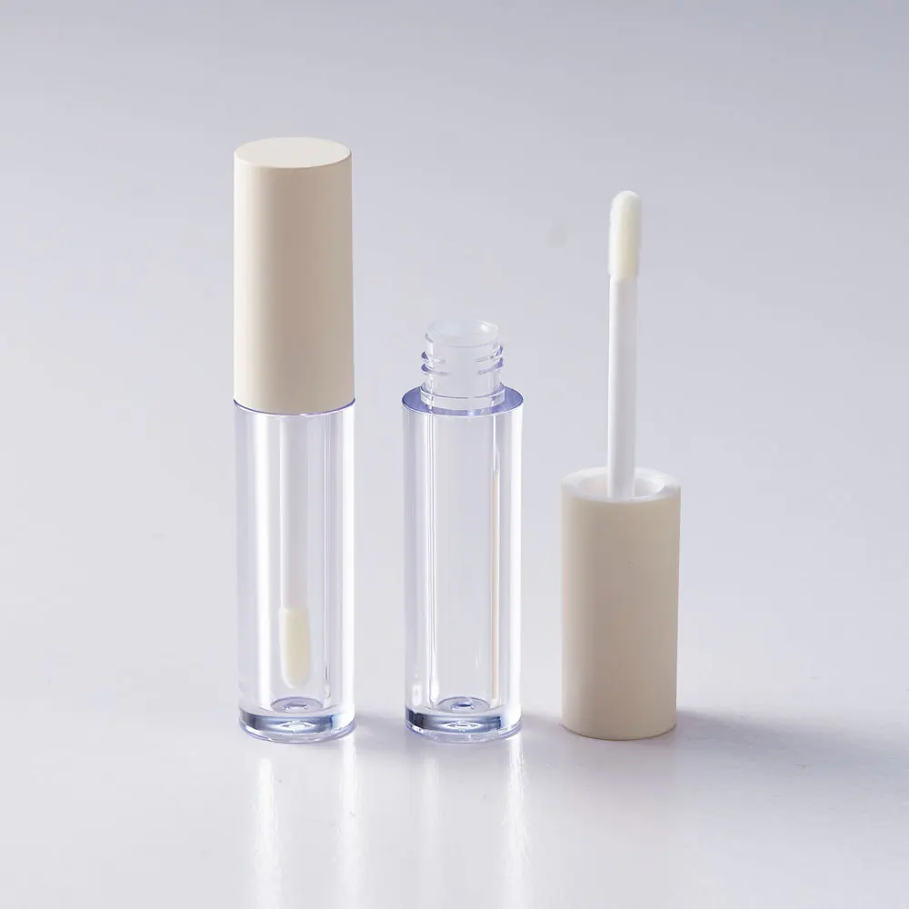 HUIHO New Design Bulk Wholesale 2.5ml Empty Mini Lip Gloss Containers DIY Plastic AS Clear Private Label Lip Gloss Tube