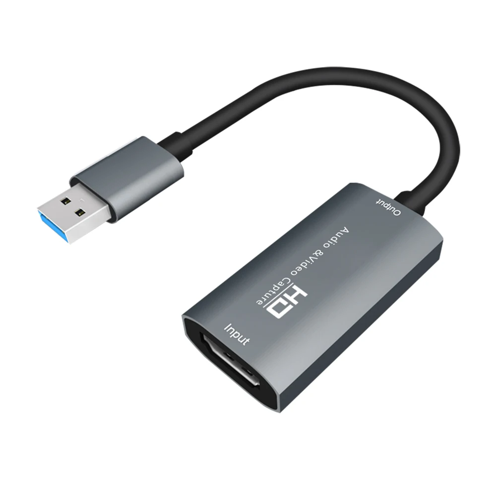 
HD/F to USB2.0-A/M no delay usb audio broadcast video 4k 1080p 60fps capture card 