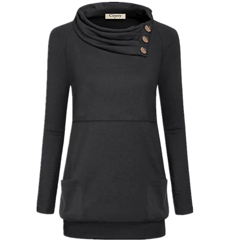 
Wholesale Shirt For pregnant Women Nursing Clothing Long Sleeve Turtle Neck Breastfeeding Maternity T Shirts With Button 