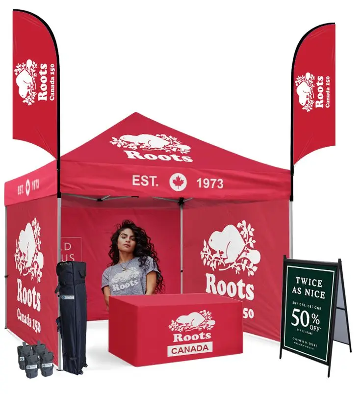 Custom logo Outdoor Canopy Aluminum 10 x 10 canopy tent Exhibition Event Marquee Canopy Pop Up Custom Printed Tents