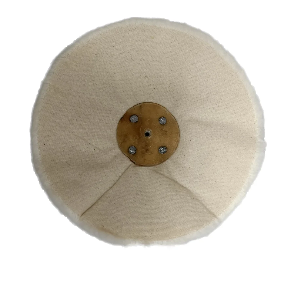 6 Inch White Color Superior Quality Soft-textured Buffs Perfect for Use with Rouge 70 Layers Buff