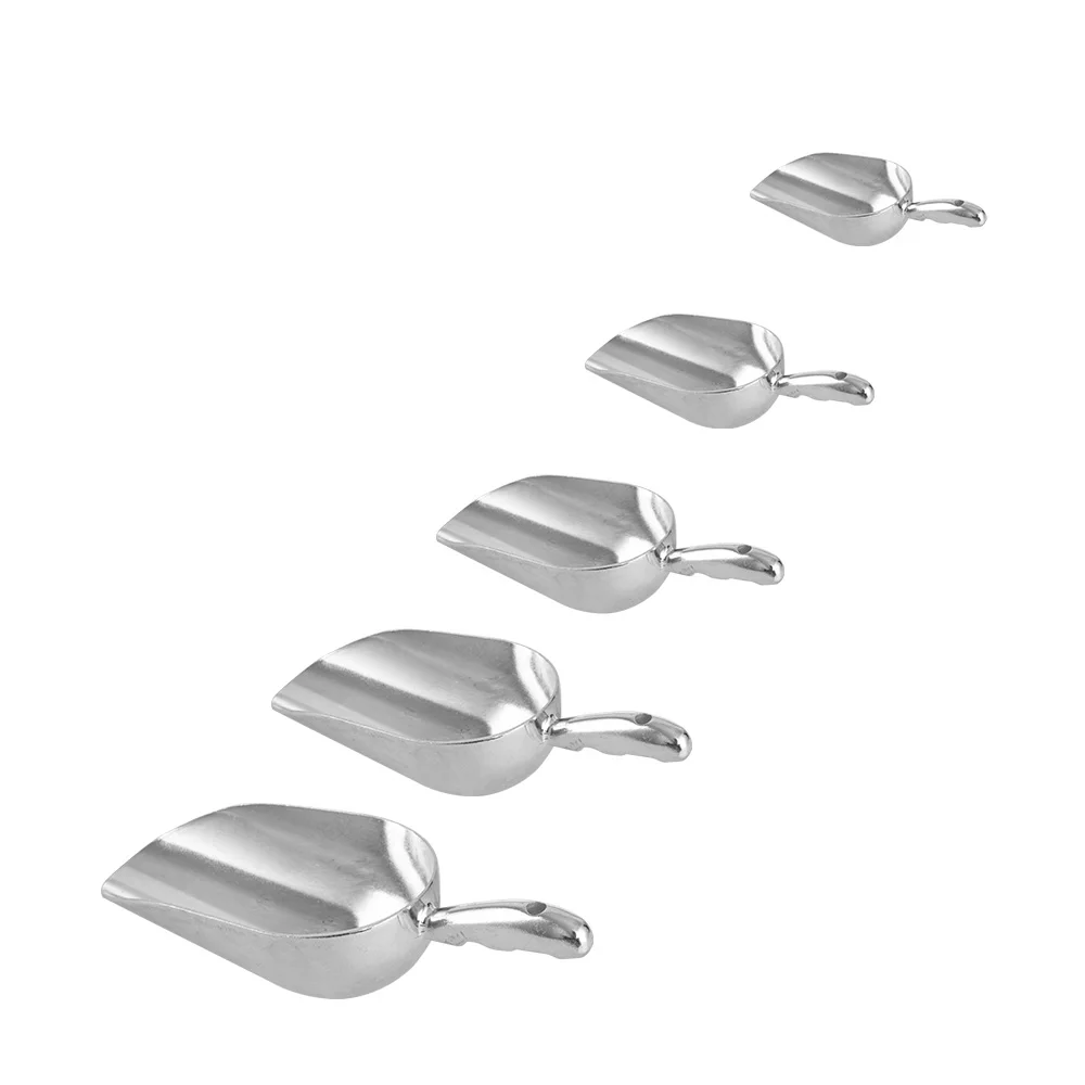Classic Style 6 Oz/12 Oz/24 Oz/38 Oz/58 oz Utility Pet Food One-piece Supermarket Aluminum Scoop