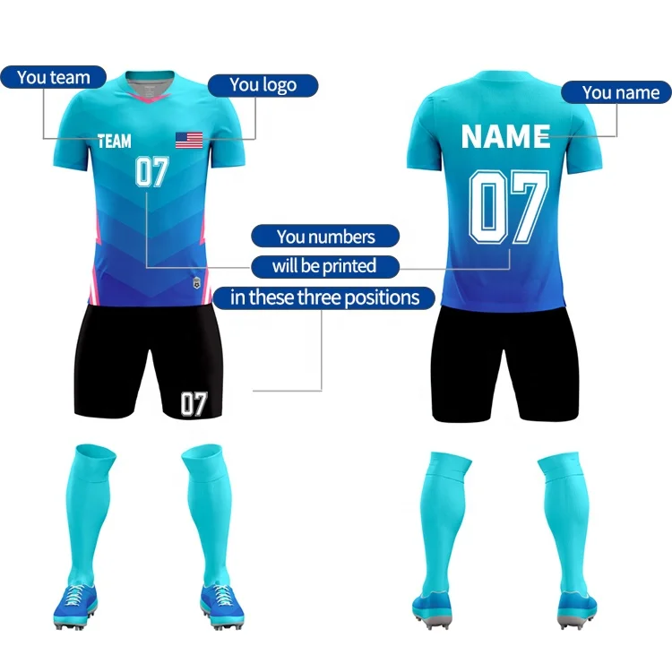 Custom Team Uniform/soccer Uniform For Men Full Dye Sublimation Uniform Sanitary Wear Stripe soccer wear brazil