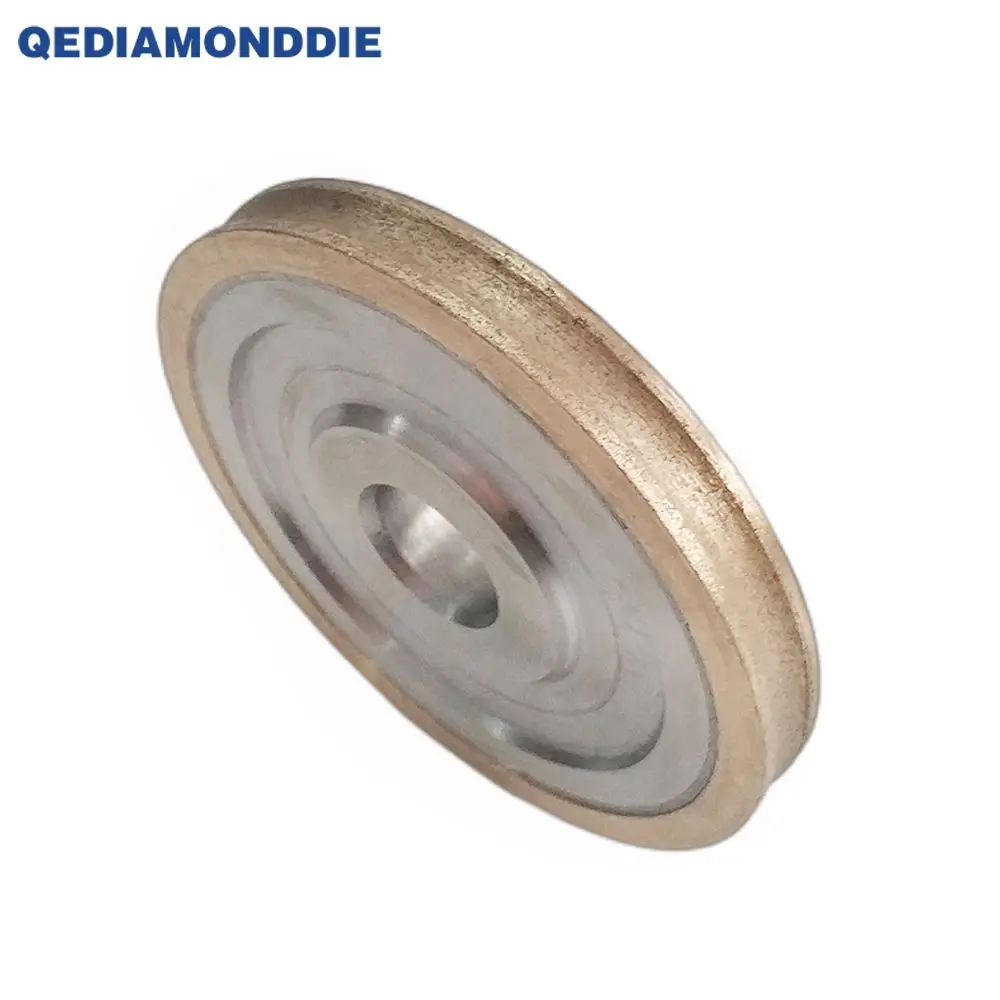 Round Abrasive Pencil Edge Diamond Grinding Wheel Bevel Edge Grinding Polishing Wheel For Glass Edging Machine