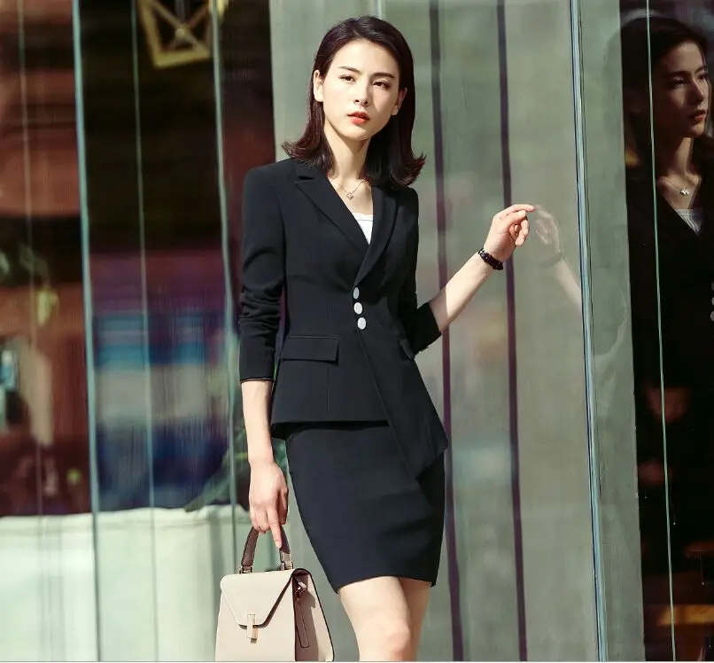 New Fashion Ladies Clothing Business Suits Women Blazer And Pant Two Piece