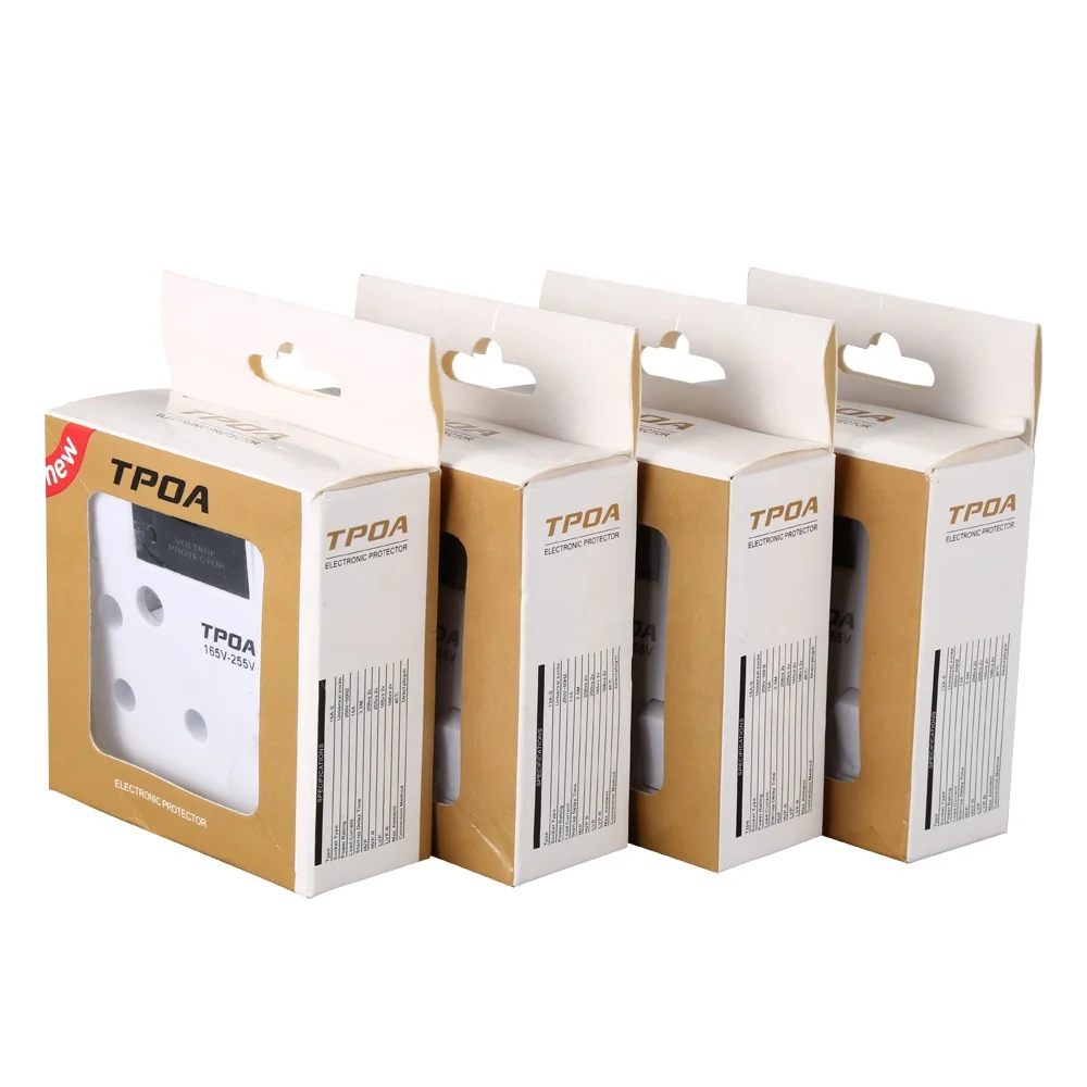 1712 15A Digital Display Wall Socket Type Voltage Protector Wall Mount Voltage Protector Single Phase AC 220V Tiqpit/tpoa CN;ZHE