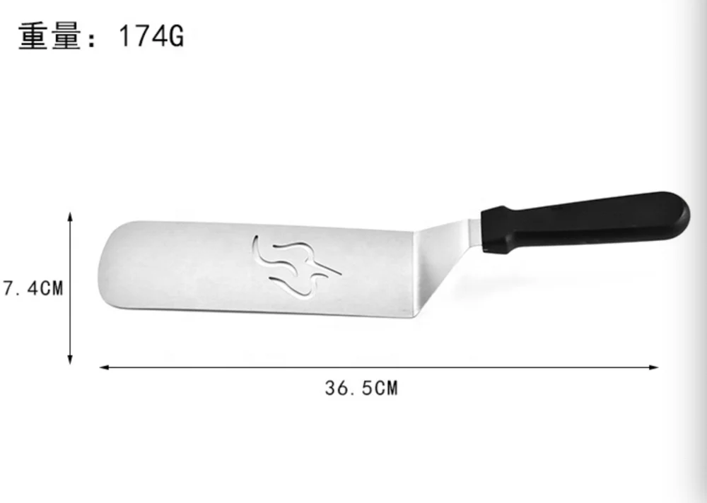 Hot Sale Metal Stainless Steel Spatula Set - Griddle Scraper and Pancake Flipper or Hamburger Turner