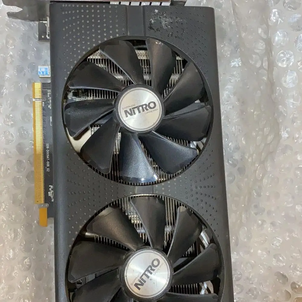  Лидер продаж бывшая в употреблении видеокарта RX 470 D 4G с одним портом для игровой настольной