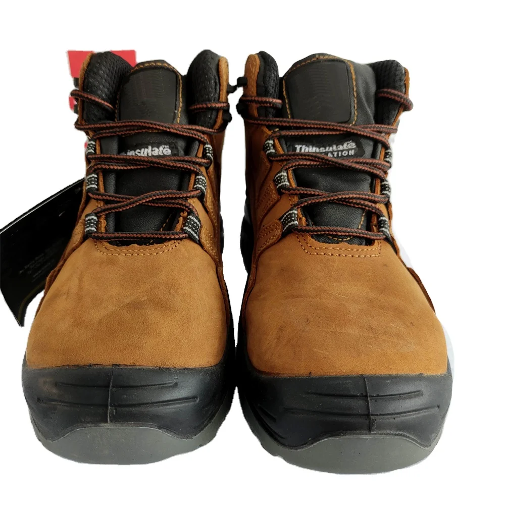 Новая модель дешевая горная промышленная обувь со стальным носком замша кожа проколостойкие защитные тактические ботинки