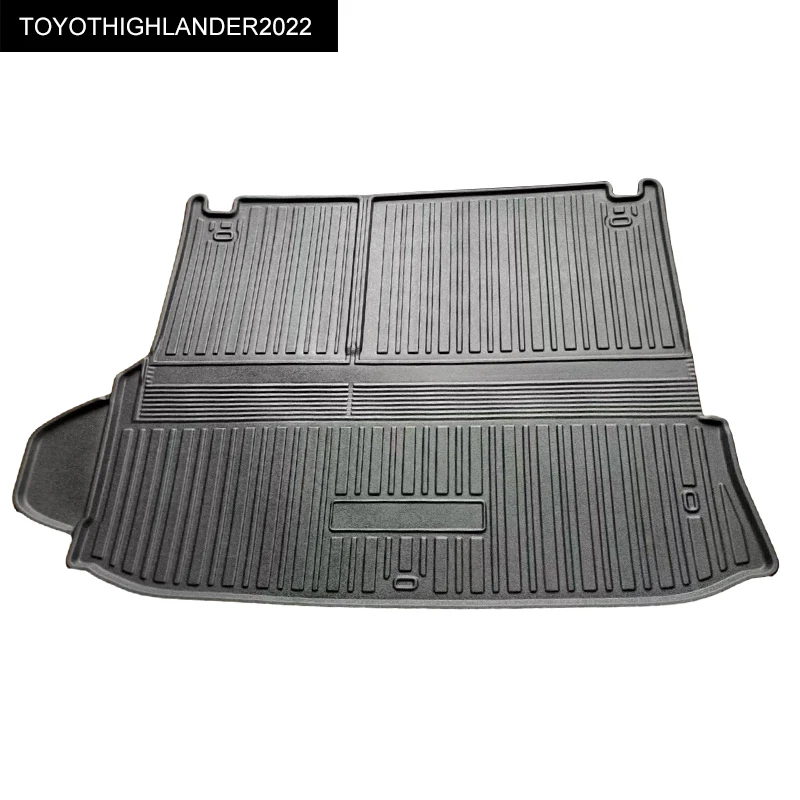 2024 Car Accessories High Quality TPE Car Trunk Mats Factory Wholesale For TOYOTA HIGHLANDER 2022
