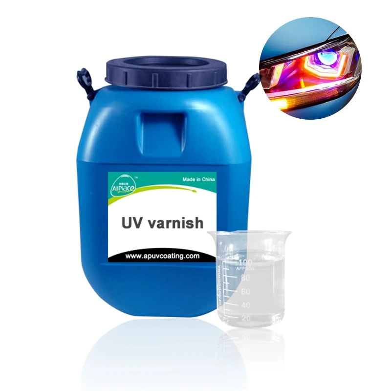 9H Hardness  uv coating Car headlight UV curable varnish coating