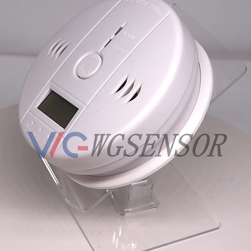 LCD screen CO Buzzer alarm  smoke fire alarm