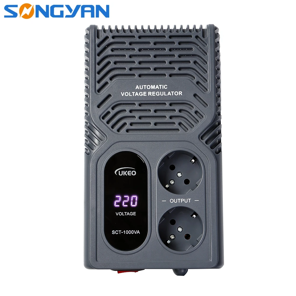 New Mini Single phase 1KVA Voltage Regulator AC Fully Automatic Socket Stabilizer Price