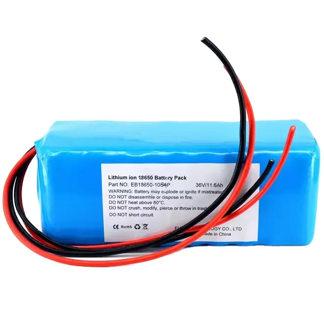 Высококачественный литий-ионный аккумулятор 10S4P 36 В для электрического велосипеда 10Ah с элементами Sanyo ebike escooter 18650