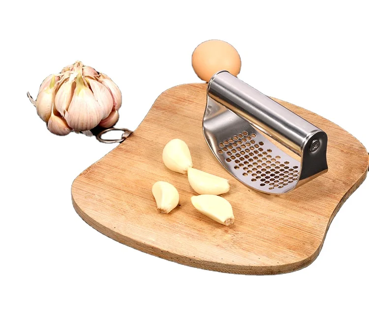 Creative Kitchen Gadgets tools accessories Manual Garlic Paste Stainless Steel Garlic Press