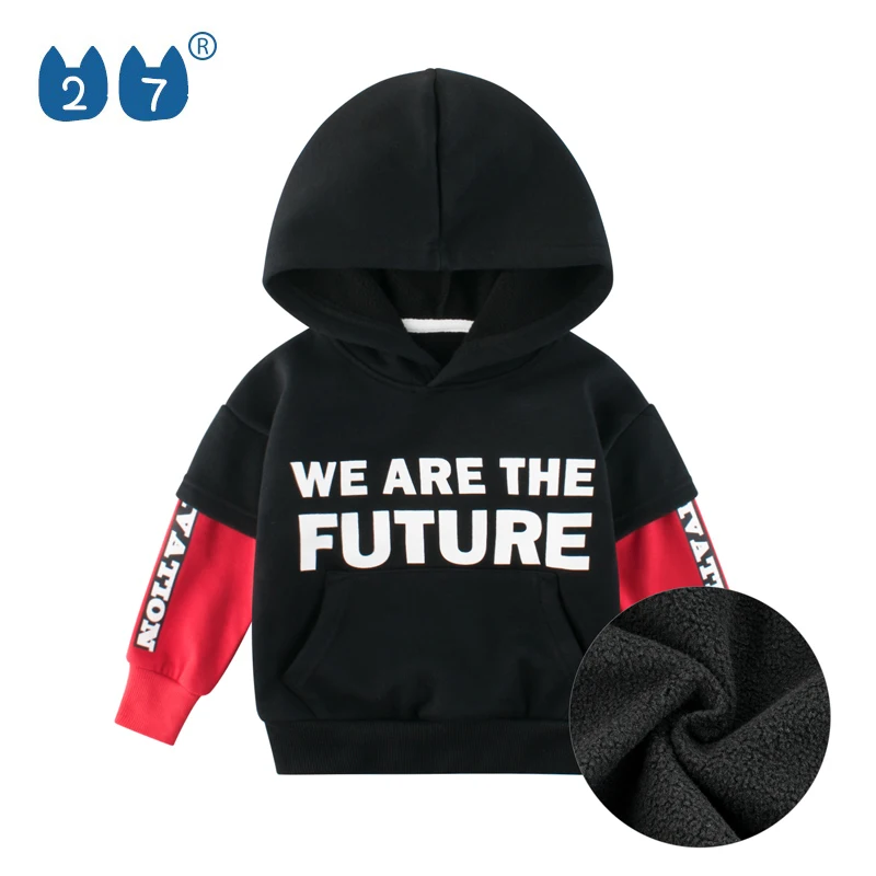 Stylish Children Clothing Spring Autumn Casual Sports Long Sleeve Fleece Sweatshirt