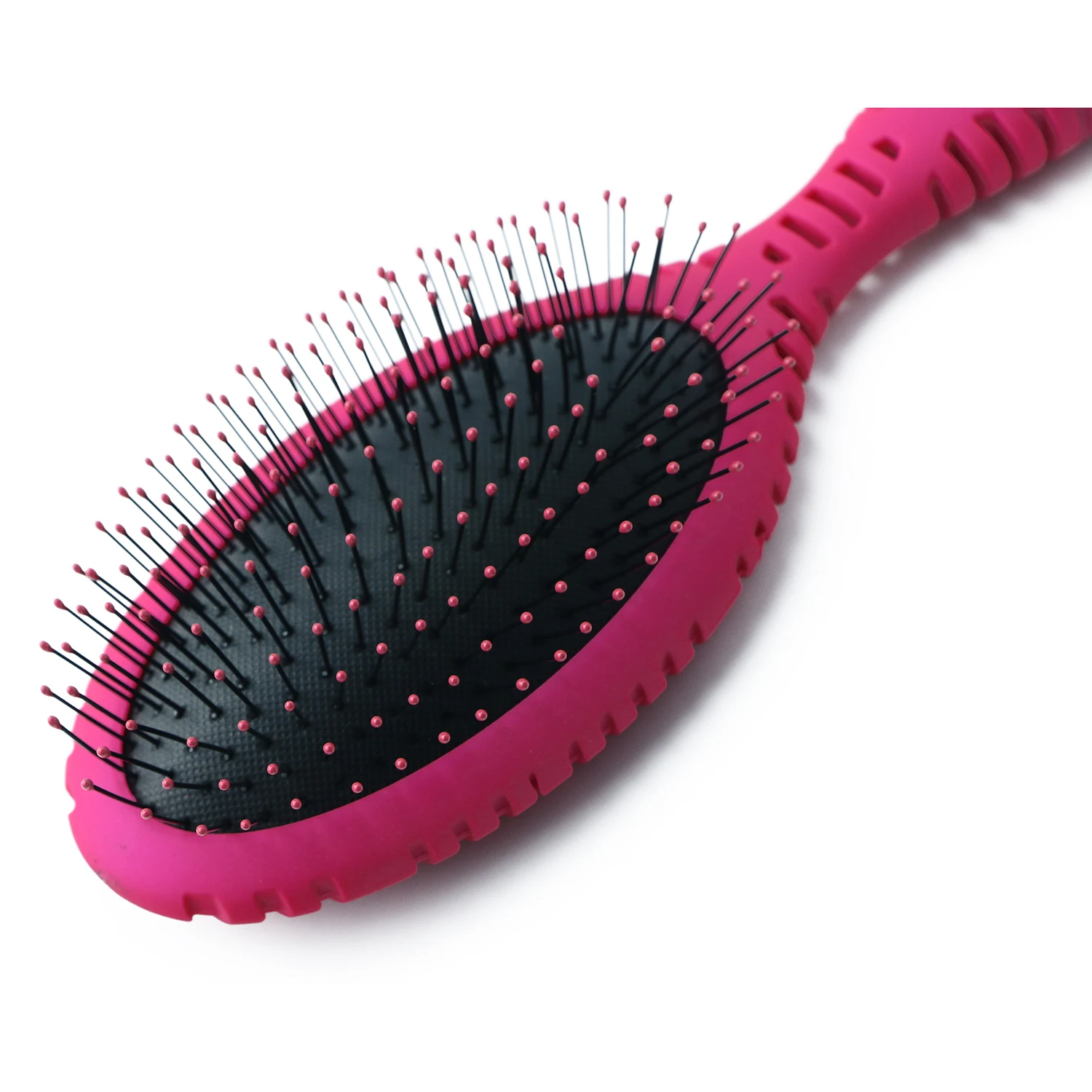 New Design Rose Color Detangling & Massage Comb Hair Styling and Hair Care Tool Hair brush for Home/Travel Use