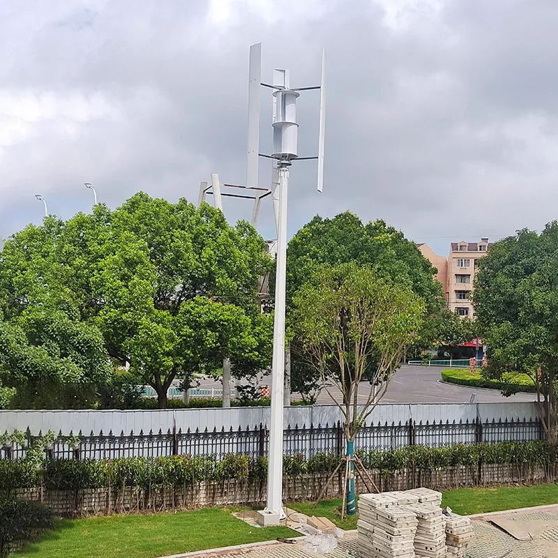 Residential 1kw 1200w Eolic Turbine Vertical Wind Power Generator for Home Use