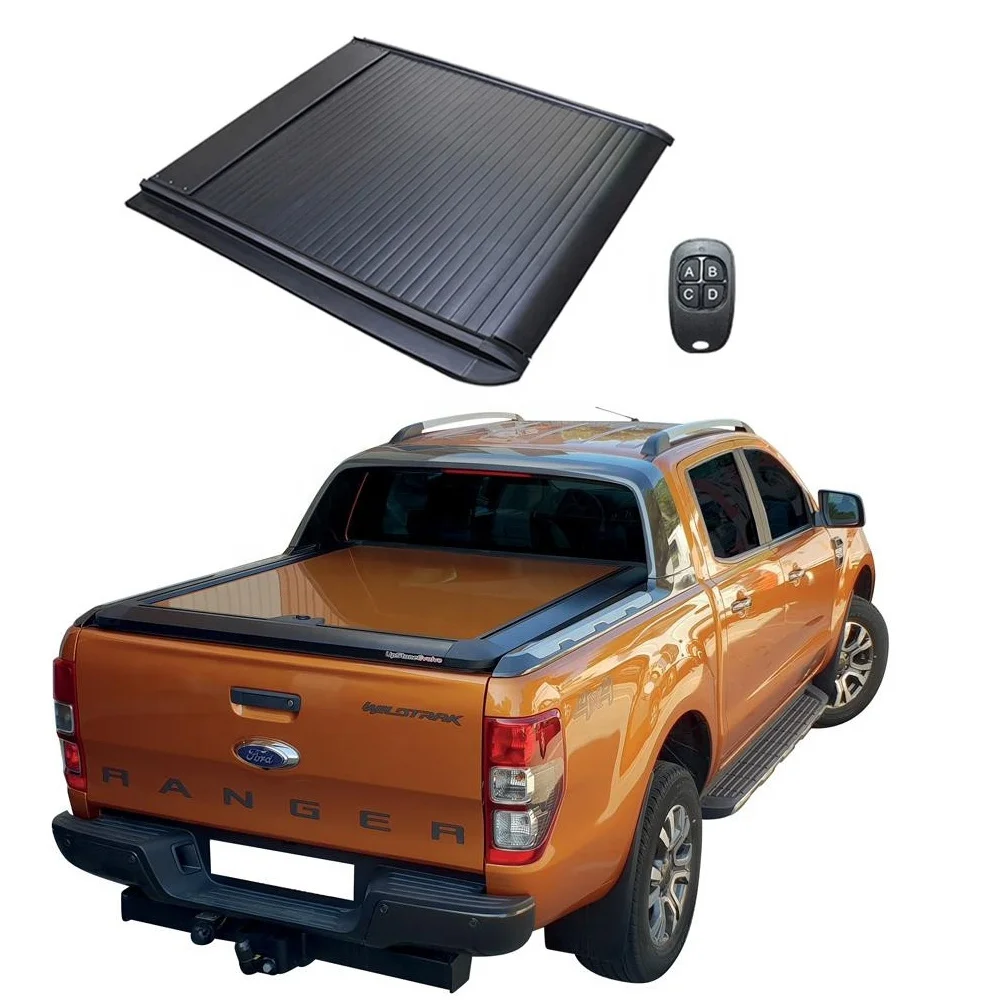 Pickup Hard Cover Truck Bed Covers Tonneau Cover Sport Car Electric Roller Shutter Lid For 2023 Ford Ranger Wildtrak
