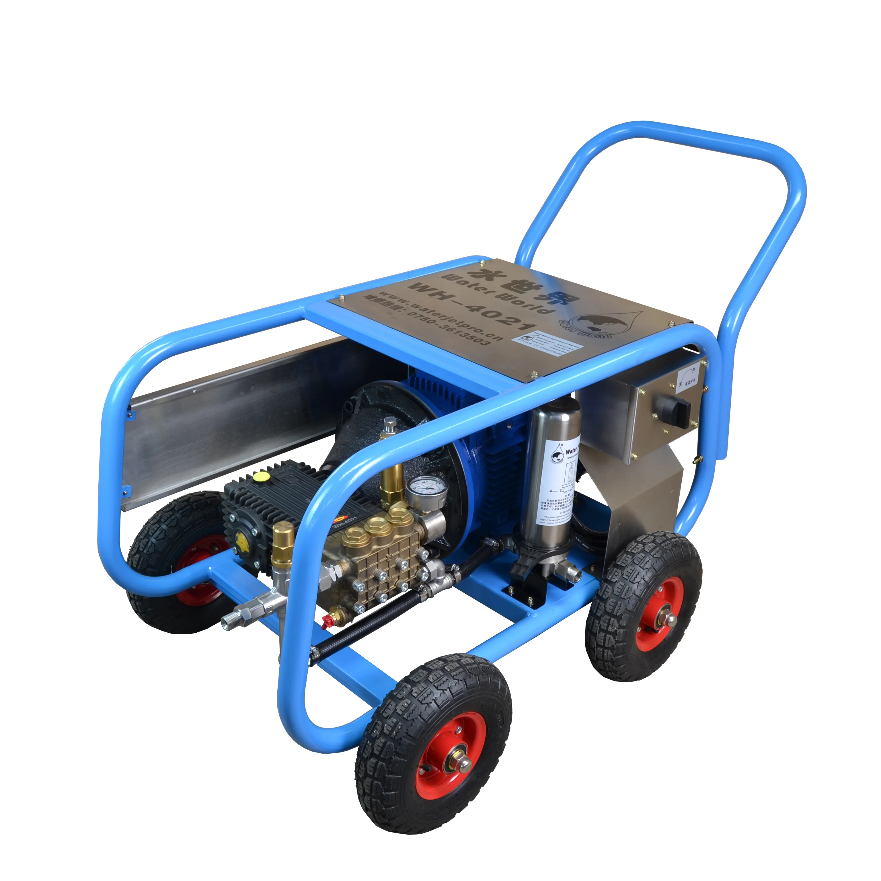 High Pressure Water Jet Blaster with cleaning nozzle