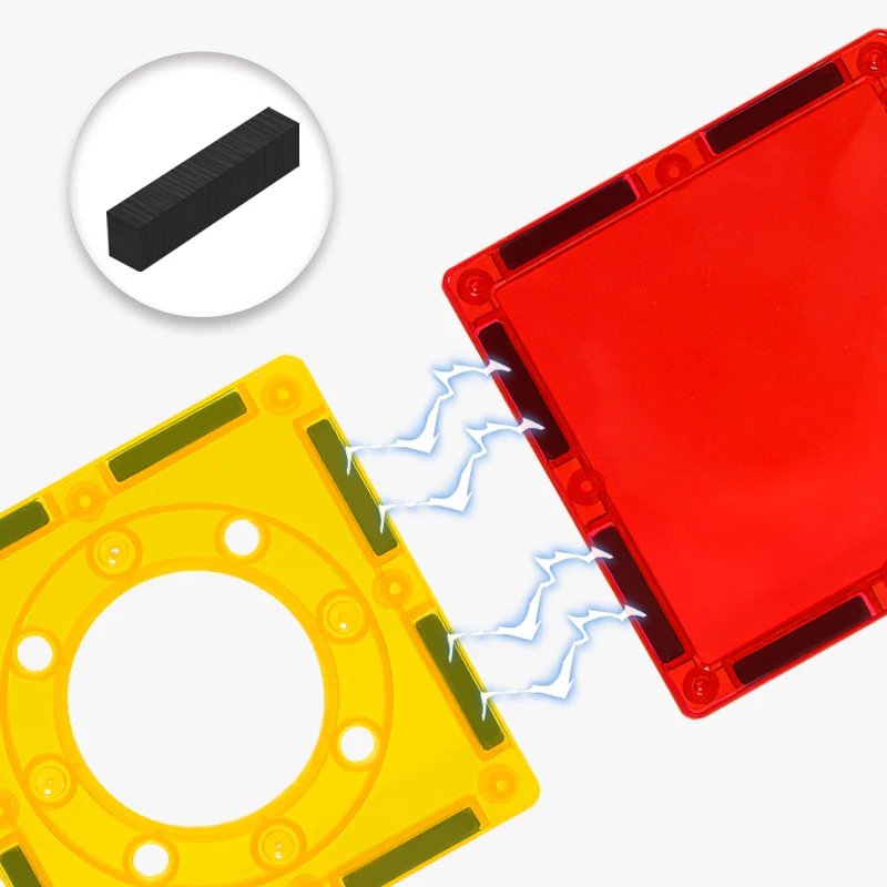 Educational DIY Magnetic Block Bricks Sets Preschool Building Block Toy 3D Puzzle DIY Assembly Toy STEM Stacking Sorting Cube