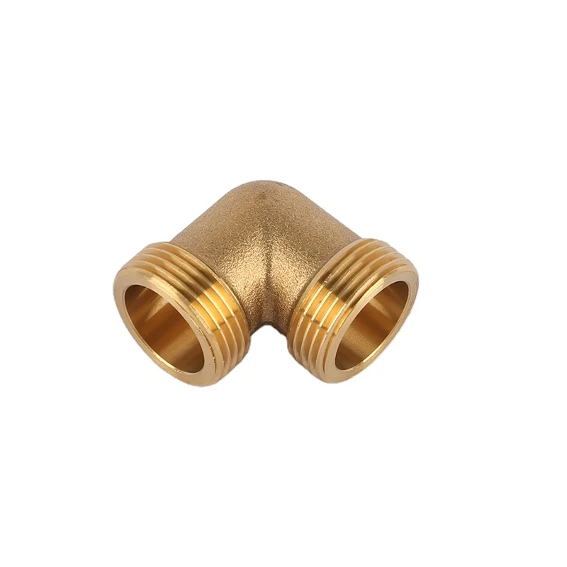 Factory Customized Copper Brass Elbow Nipple Coupling NPT G Thread Brass Pipe Fittings