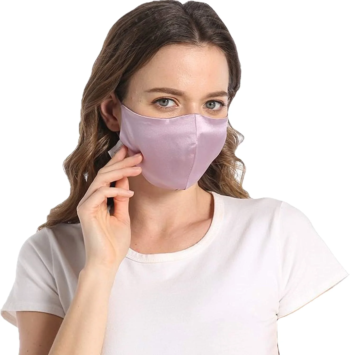 100% Pure Silk High quality comfortable Popular luxury biodegradable silk mouth-muffle Silk facemask