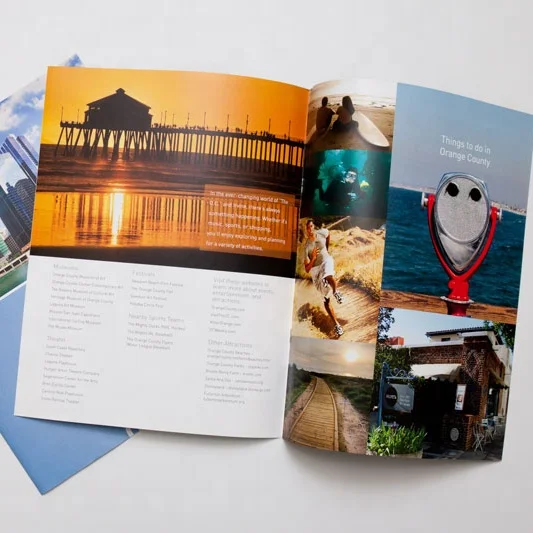 Custom Printing Brand High Quality A4 A5 Display Brochure Booklet Book