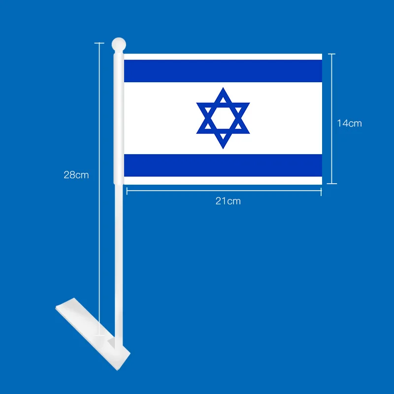 New arrival custom flags all countries car flag holder samoa car flags