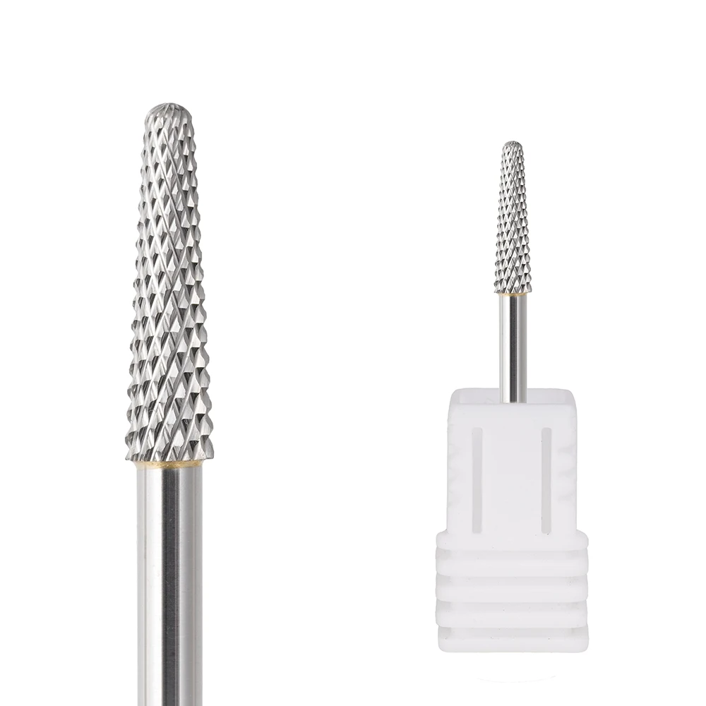 Tungsten drill bit Coating  tornado Nail Drill Bit Metal Bits For Manicure Electric Nail Drill Accessories
