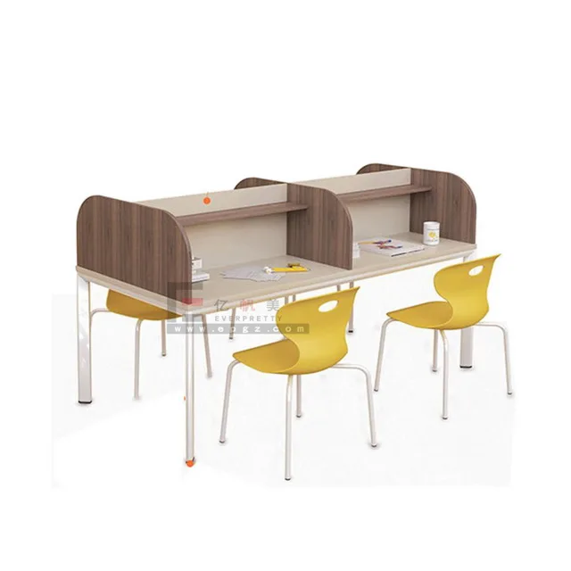 Modern Library Furniture Reading Room Table Student Library Study Carrels