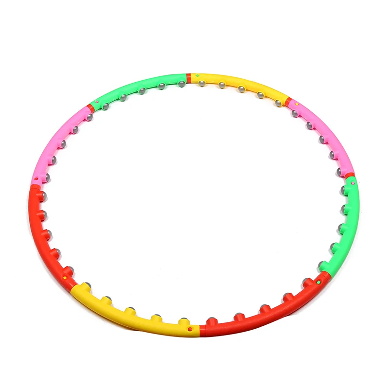 Factory Direct Hula Loop Hoop Eco-friendly Fitnsss Exercise Plastic Detachable Sports Hula Ring Hoola Hoop For Adults