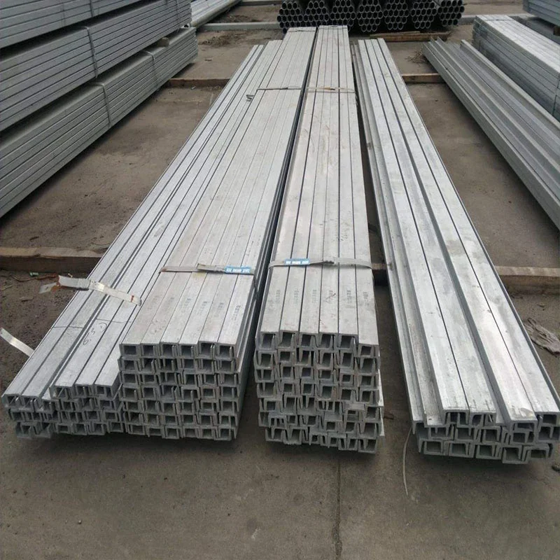 Building Materials Hot Dipped C Shaped Steel Channels Universal Channel Steel Sizes