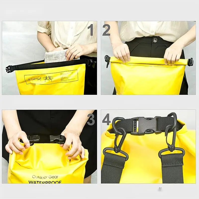 PVC mesh waterproof bag, waterproof bucket bag, outdoor waterproof bag, waterproof beach swimming bag