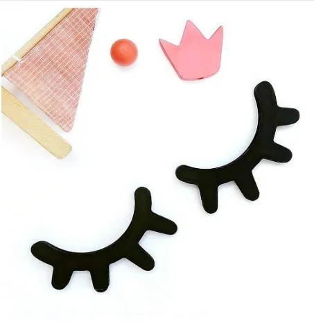 Sleepy Eyes Wall Decor, Eyelash Wall Decoration Wooden Eyelash Wall Stickers Wooden Decal Props for Christmas Decor Nursery Baby