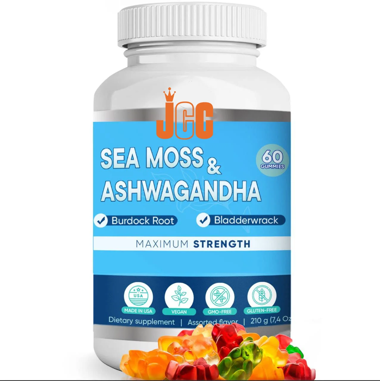 OEM Sea Moss ashwagandha bladderwack чистая Здоровая Вегетарианская добавка для здоровья водоросли помогает улучшить иммунную систему