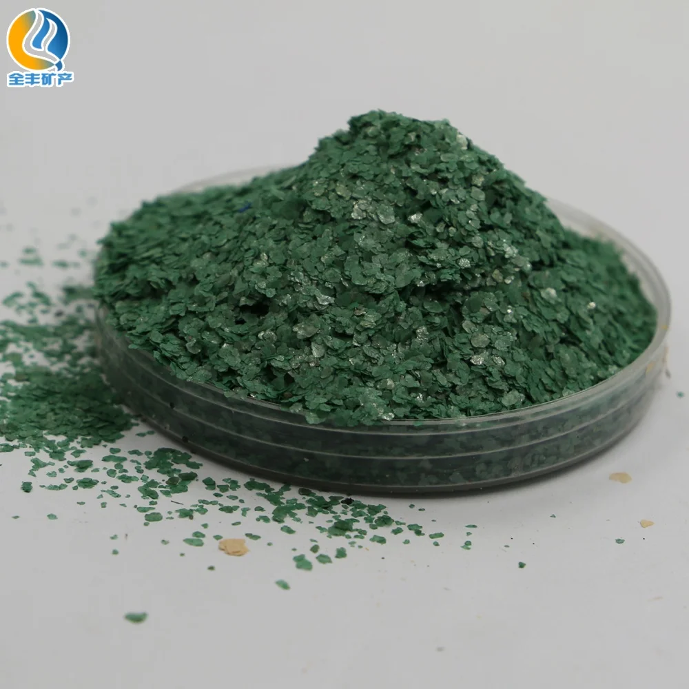 QF factory Muscovite Mica/Mica Powder/40mesh muscovite mica flakes
