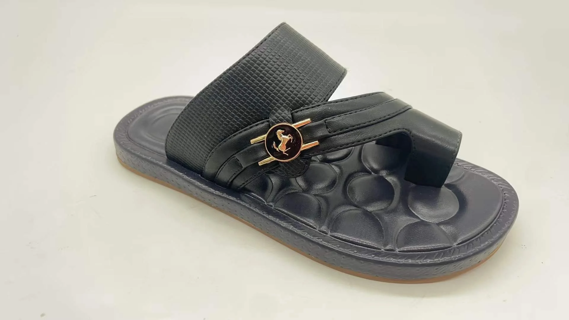 Hot selling Boys Arabic Comfortable Outdoor Footwear PU Slippers Sandals