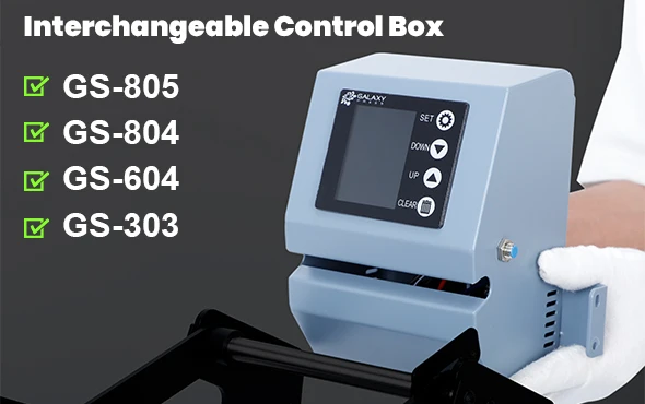 Galaxy Wholesale GS-604 Ramlock Logo And Cap 2 In 1 Hat Heat Press Machine For Logo Printing