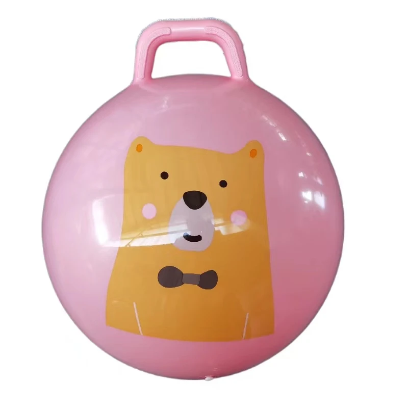 Cartoon hopper  pvc jumping ball with customized logo