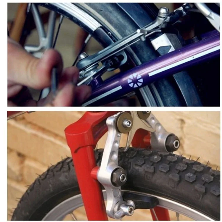 
Bicycle Braking cantilever -Brake Holder Shoes Rubber Blocks Durable Mountain Bike Accessories 