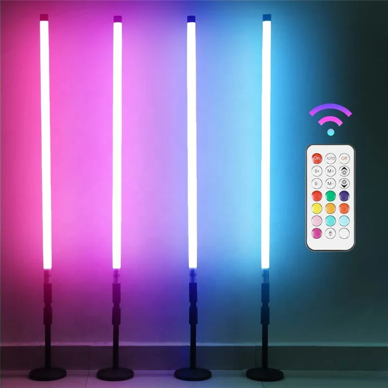 TL-120 wireless remote control RGB color tube lamp 2ft 3ft 4ft suitable for home stage activities