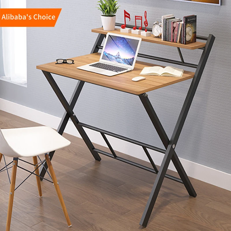 white small Ergonomic Computer foldable Reading Study Desk zhejiang computer Workstation Laptop Table Folding desk
