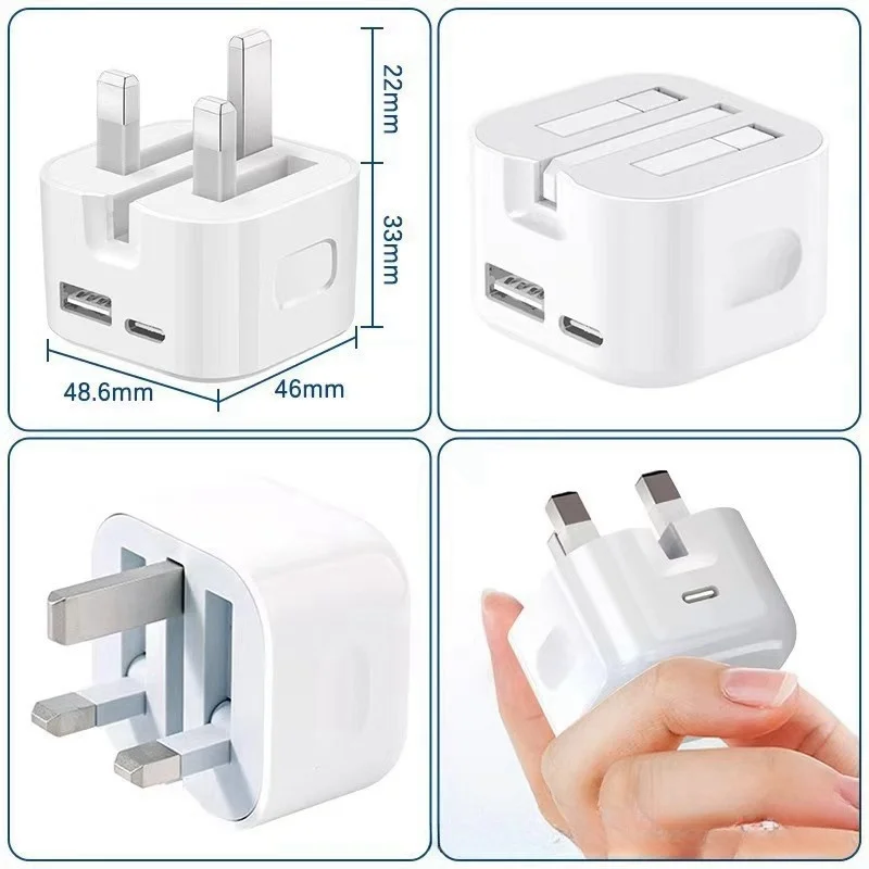 Адаптер питания USB A + C 20 Вт
