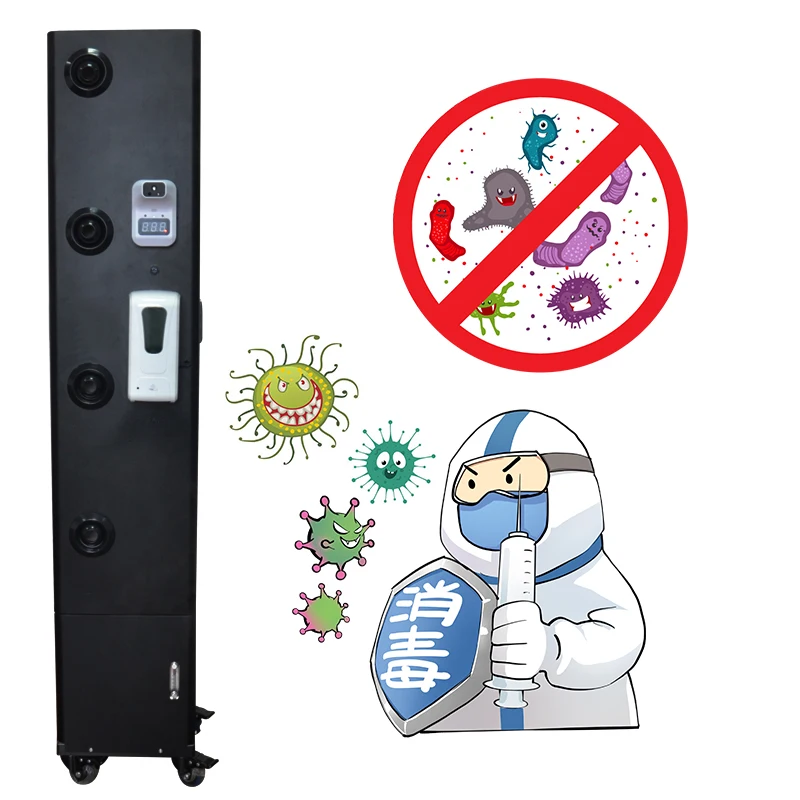 
Measuring body temperature disinfectant product sterilizer machine portable disinfection with sensor thermometer disinfectant 